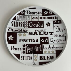 Vintage Saltera Cheeseboard 10in Platter Plate Japan 70s